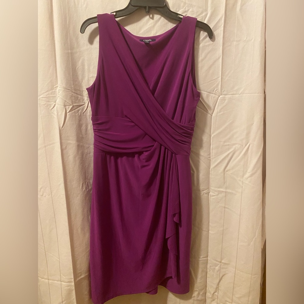 Chaps Women's Dress Large Sleeveless V-Neck
